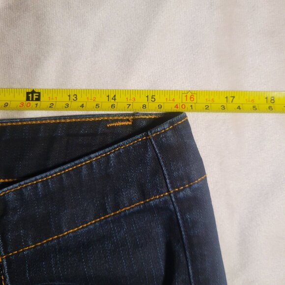 Levi's 525 "Nouveau Downtowner" Dark Wash Boot Cut Jeans - Size 10/L-M - Picture 11 of 13